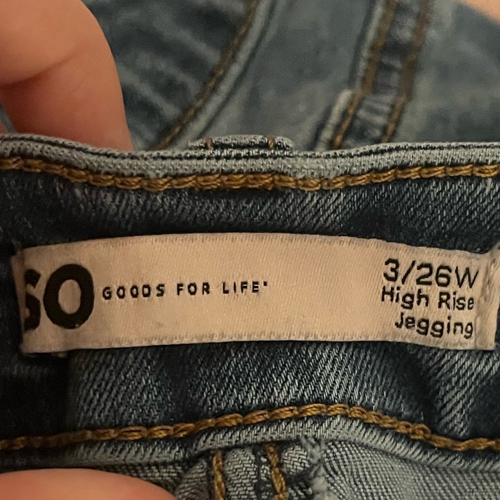 SO Denim High Rise Jegging